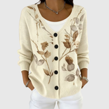 Cecilia - Soft Knit Button-Front Jacket