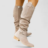 Ophelia - Slouch Western Knee Boots