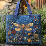 Seren - Quilted Dragonfly Tote Bag