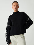 Cordelia - Relaxed Mock Neck Jumper