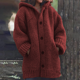 Matilda - Chunky Hooded Knit Cardigan