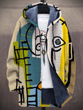 Tallulah - Abstract Art Print Hooded Jacket