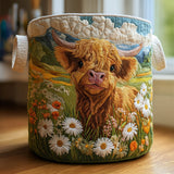 Heather - Quilted Highland Floral Laundry Basket
