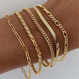 Arabella - Five Piece Elegant Bracelet Set