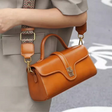 Margot - Structured Top Handle Satchel Bag