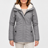 Margot - Hooded Sherpa-Lined Coat