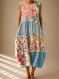 Anna™ | Sleeveless Linen Dress