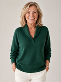 Joanna - Soft V-Neck Knit Sweater