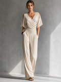 Esme - Wrap Wide-Leg Jumpsuit
