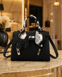 Arabella - Structured Handbag With Scarf And Charm