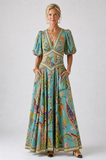 Florence - Airy Puff Sleeve Maxi Dress