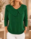 Isobel - Oversized Collar Knitted Jumper