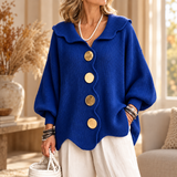 Rosamund - Ribbed Knit Button Cardigan