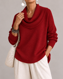 Heather - Cowl Neck Knitted Jumper