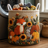 Daisy - Quilted Fox Laundry Basket