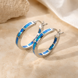 Skye - Ocean Blue Drop Earrings