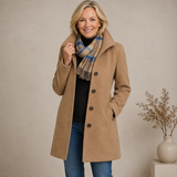 Florence - Classic Button-Front Autumn Coat