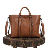 Cordelia - Tan Vegan Leather Tote Bag