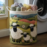 Romilly - Quilted Sheep Laundry Basket