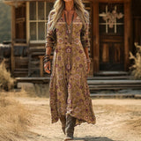 Orla - Relaxed Bohemian Print Maxi Dress