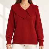 Florence - Statement Collar Relaxed Jumper