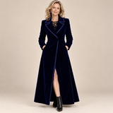 Ophelia - Velvet Longline Maxi Coat
