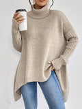 Grace - Relaxed Polo Neck Jumper