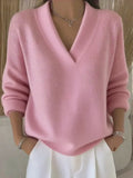 Bryony - Soft V-Neck Knitted Jumper
