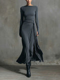 Ophelia - Side Knot Maxi Dress