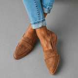 Elodie - Soft Faux Suede Loafers