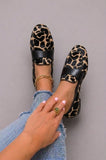 Saskia - Leopard Print Loafers