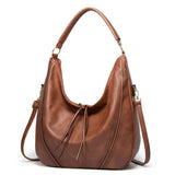 Cora - Slouchy Vegan Leather Hobo Bag