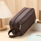 Gemma - Faux Leather Toiletry Bag