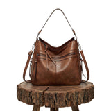 Margot - Vegan Leather Slouch Shoulder Bag
