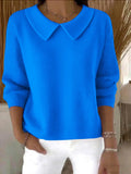 Juliet - Collared Relaxed Knit Jumper