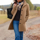 Florence - Classic Button-Front Winter Coat