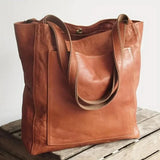 Flora - Tan Shoulder Tote Bag