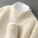 Winifred - Soft Knit Mock Neck Jumper