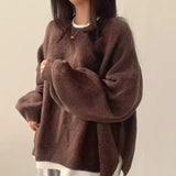 Esme - Oversized Round Neck Knitted Jumper