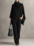 Ottilie - Draped Wide-Leg Two-Piece Set
