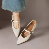 Edith - Pointed-Toe Mary Jane Shoes