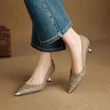 Arabella - Pointed-Toe Court Heels