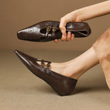 Ottilie - Brogue Detail Double-Strap Mules