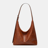 Helena - Slouchy Faux Leather Shoulder Bag