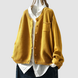 Bronwen - Relaxed Button-Up Knit Cardigan