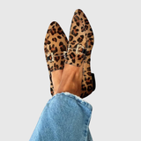Elodie - Leopard Print Slip-On Loafers