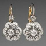 Verity - Elegant Floral Stone Earrings
