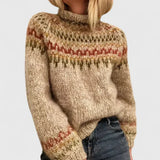 Imogen - Nordic Pattern Roll-Neck Jumper