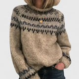 Bronwen - Fair Isle Roll Neck Jumper