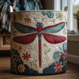 Cordelia - Quilted Dragonfly Laundry Basket